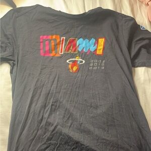 Miami heat fanatics basketball shirt